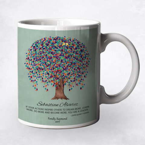 Watercolor Willow Friendship Tree Leadership Appreciation Coffee Mug M-1510