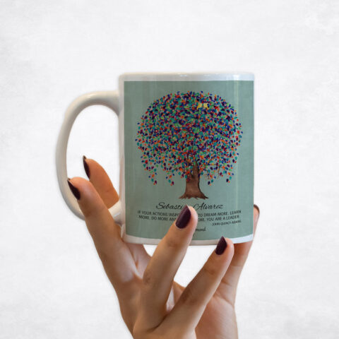 Watercolor Willow Friendship Tree Leadership Appreciation Coffee Mug M-1510