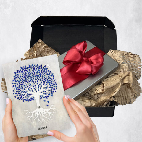 anniversary Gift Delivery for couple, husband or wife Rooted Tree  Plaque TOY-1531