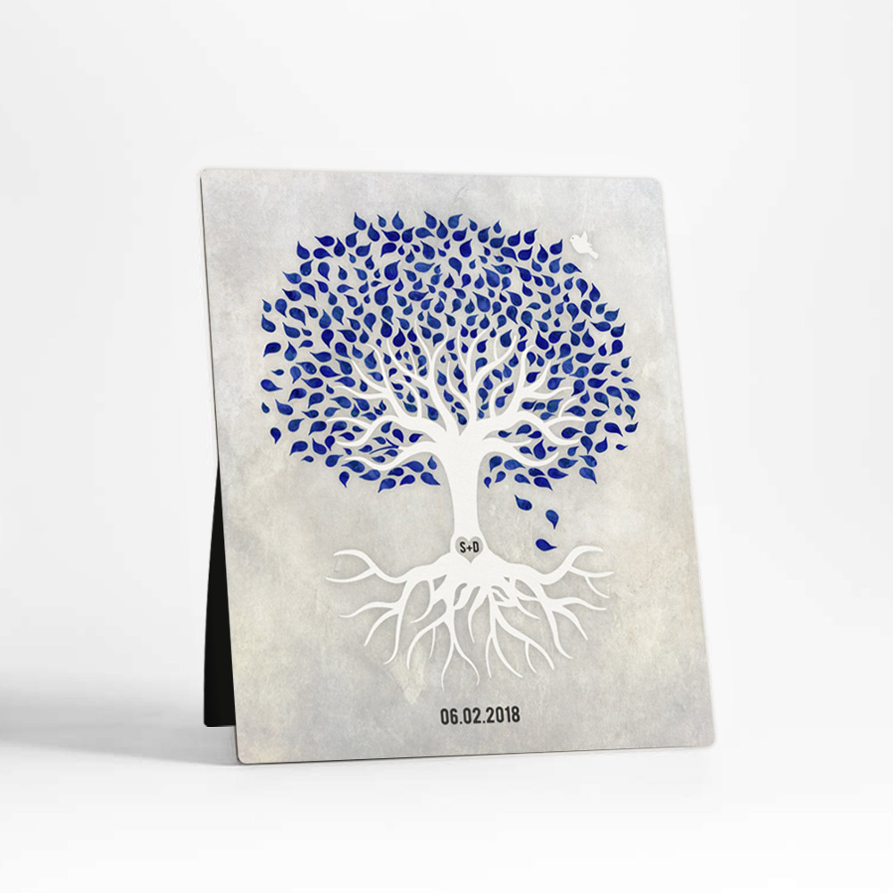 Single image of Rooted Tree anniversary  Desktop Plaque