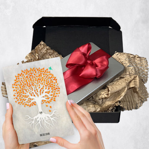 anniversary Gift Delivery for couple, husband or wife Rooted Tree  Plaque TOY-1534