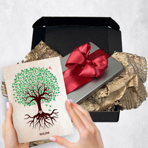 anniversary Gift Delivery for couple, husband or wife Rooted Tree  Plaque TOY-1544