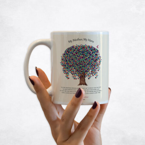 Watercolor Willow Tree Mother’s Day Coffee Mug M-1552