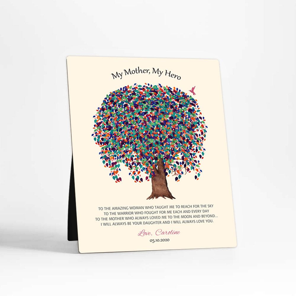 Single image of Watercolor Willow Tree Mother's Day  Desktop Plaque