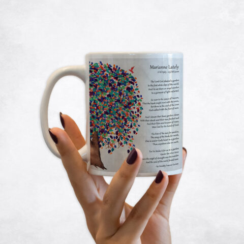 Watercolor Memorial Willow Tree Gift Coffee Mug M-1553