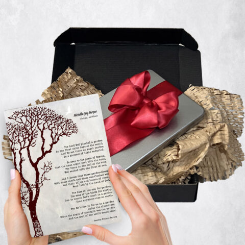 Gift Gift Delivery for bereaved family Bare Tree  Plaque TOY-1554