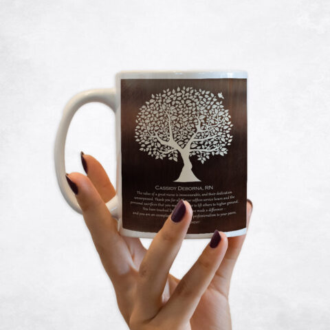 White Olive Tree Leadership Appreciation Coffee Mug M-1561