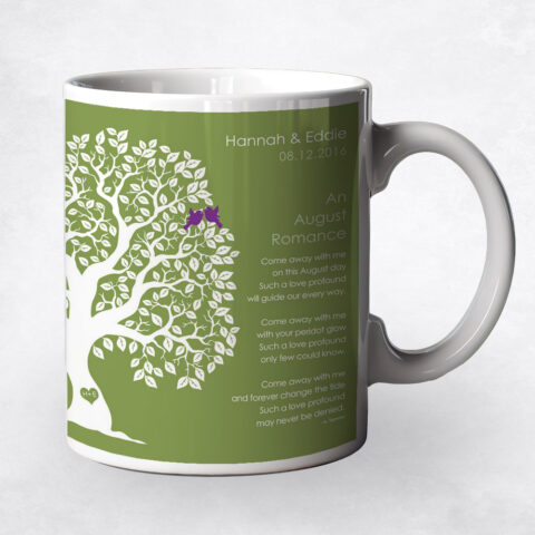 White Owl Tree engagement Coffee Mug M-1708