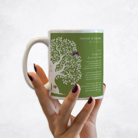 White Owl Tree engagement Coffee Mug M-1708