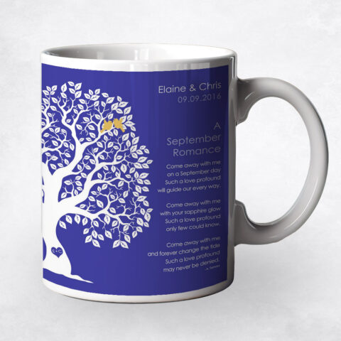 White Owl Tree engagement Coffee Mug M-1709