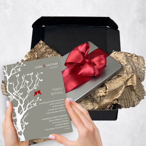 spouse birthday Gift Delivery for spouse January Birthstone Tree  Plaque TOY-1713