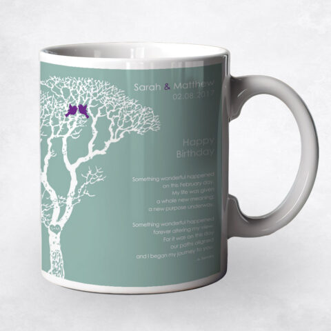 White Bare Tree spouse birthday Coffee Mug M-1714