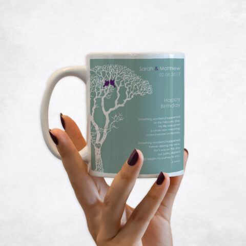 White Bare Tree spouse birthday Coffee Mug M-1714