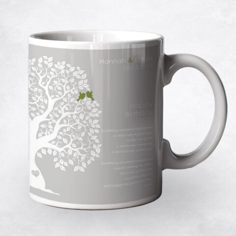 White Owl Tree spouse birthday Coffee Mug M-1720