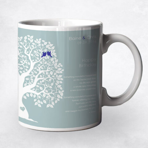 White Owl Tree spouse birthday Coffee Mug M-1721