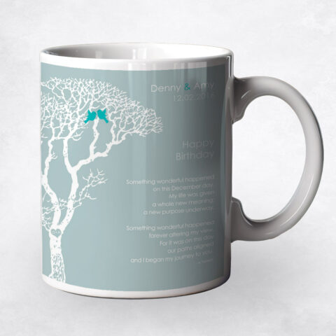 White Bare Tree spouse birthday Coffee Mug M-1724