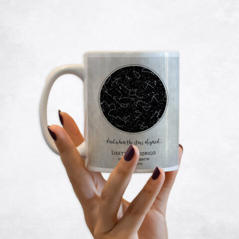 Black Star Map 10th anniversary Coffee Mug M-1734