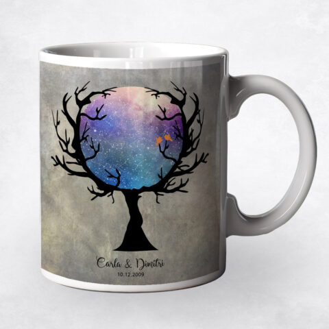 Multicolor Star Map anniversary Coffee Mug M-1756