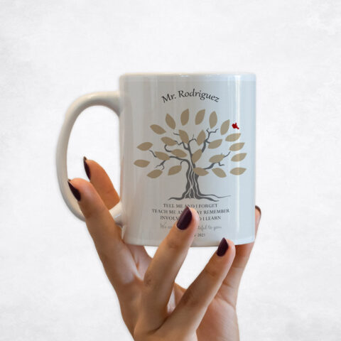 Tan Preschool Tree teacher appreciation Coffee Mug M-1796