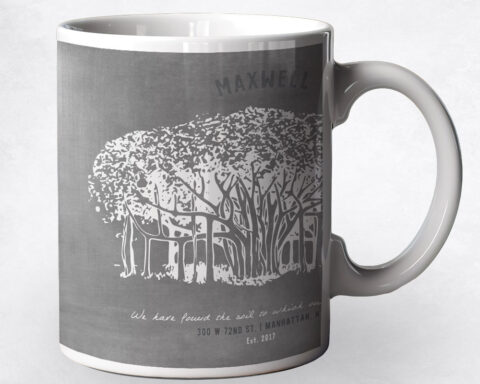 Small White Banyan Tree anniversary Coffee Mug M-1808