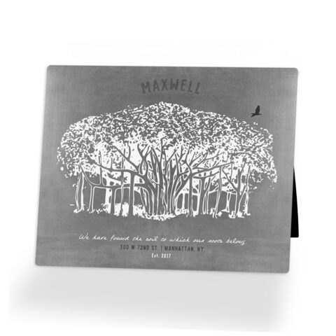 Banyan Tree anniversary  Desktop Plaque Gift for couple D-1808