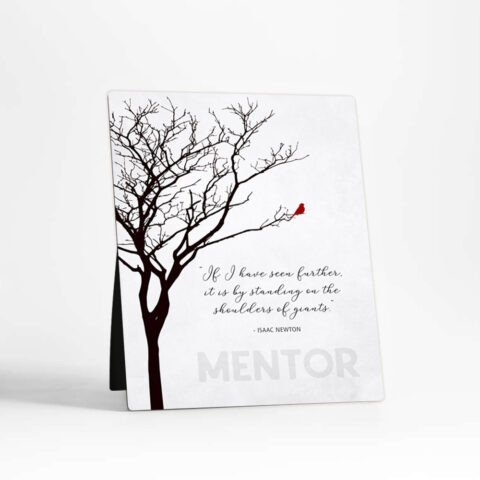 Branchy Tree leadership appreciation  Desktop Plaque Gift for mentor D-1831