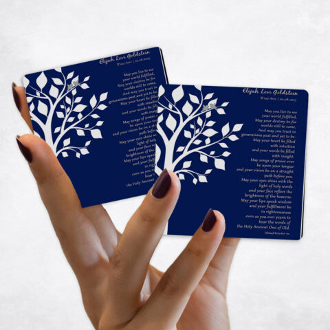 Faith Milestones Modern Tree Blue and White Magnet Set MAG-1832