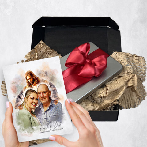 Condolence Gift Gift Delivery for Bereaved Loved On Photo Portrait  Plaque TOY-1856